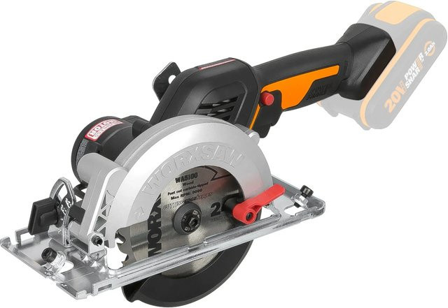 Worx Akku-Handkreissäge WX531.9 PowerShare 20 V Solo in Orange - Bild 1