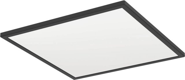 Eglo LED-Deckenleuchte Rovito-R in Schwarz mit Fernbedienung, B/T/H: 50 x 50 x 3 cm - Bild 1