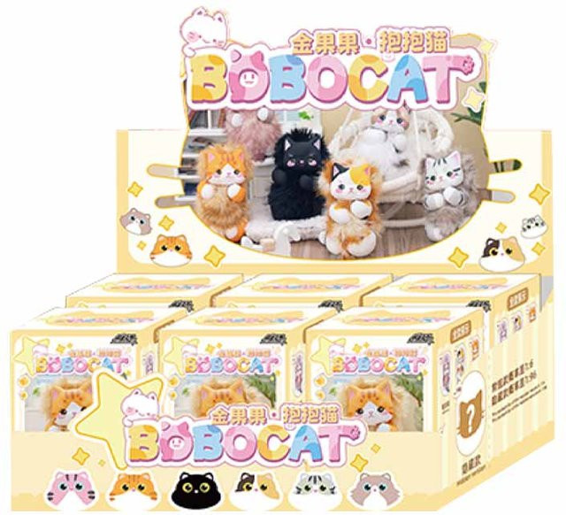 Boboco Goldene Frucht Umarmung Die Katze, Puppe, Rucksack Anhänger, Mystery Box - Bild 1