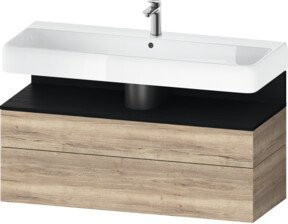 Duravit Waschtischunterschrank Qatego Wandmontiert mit integrierter Beleuchtung und internen Schubladen, B/T/H: 119 x 47 x 59 cm - Bild 1