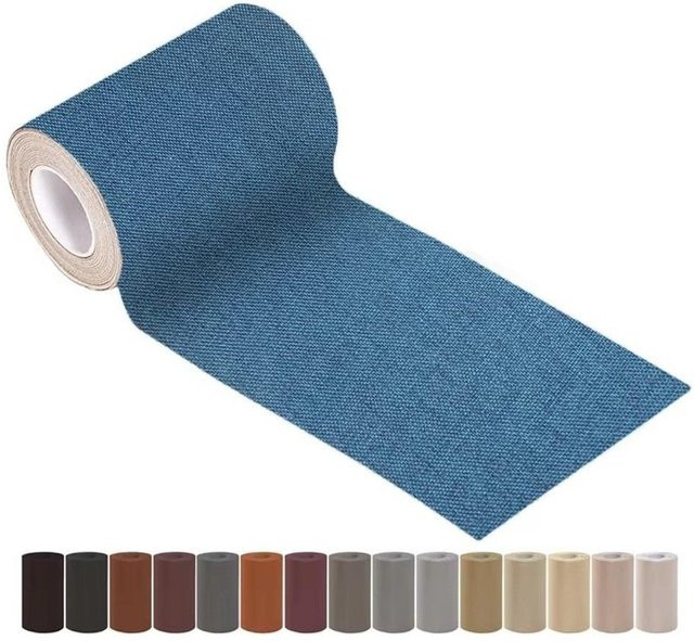 Selbstklebendes Leinen-Reparaturband von olonang in Blau für Möbel, Sofa und Autositz - Bild 1