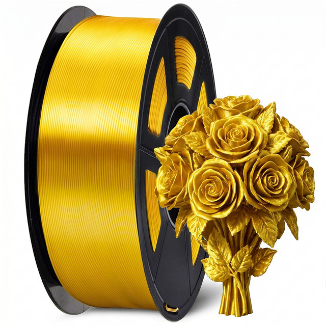 MANLANG Seiden-PLA-Filament 1,75 mm Blau, 250 g - Bild 1