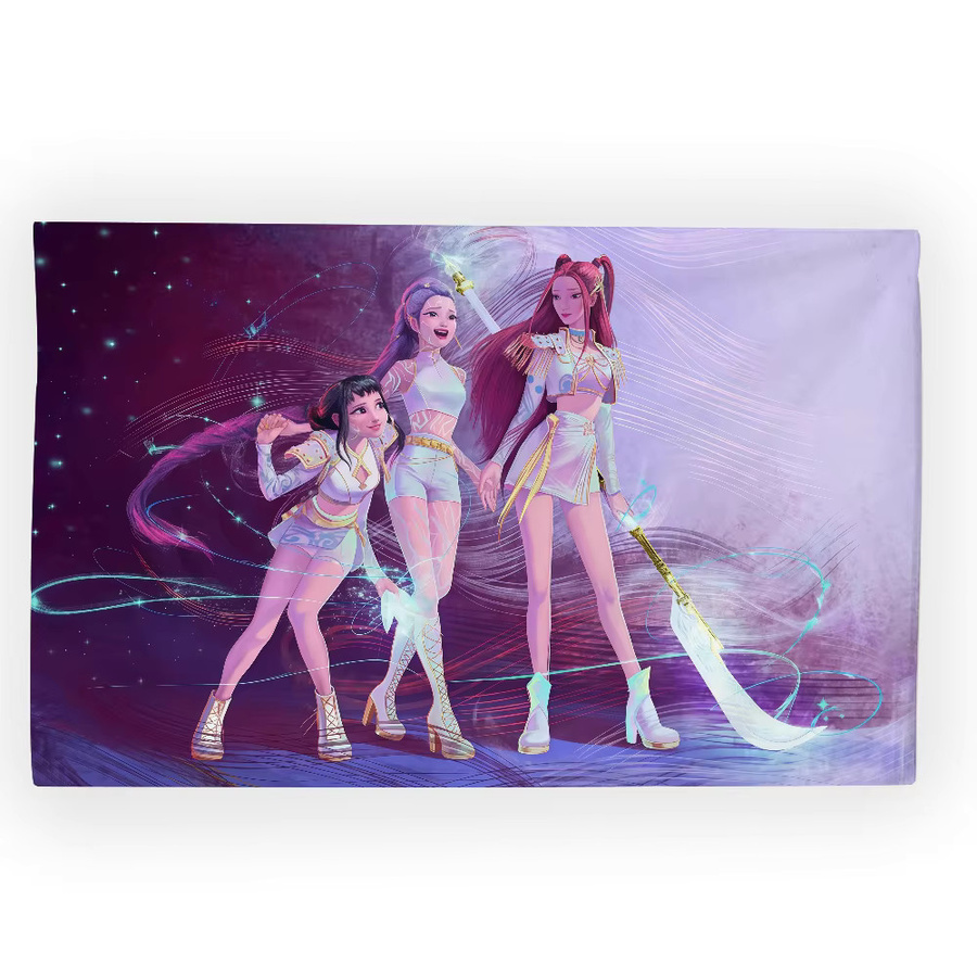 Hasbro K-KPop D-Demon H-Hunters Filmflagge, Mehrfarbig, B: 60,0 cm, H: 40,0 cm - Bild 5