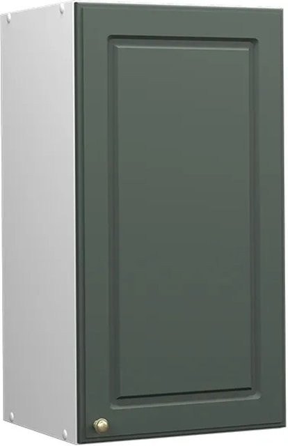 Vicco Badschrank Fame-Line im Landhausstil, Farbe Grün-Gold-Weiß, Wandmontage, B/H: 40 x 72 cm - Bild 1