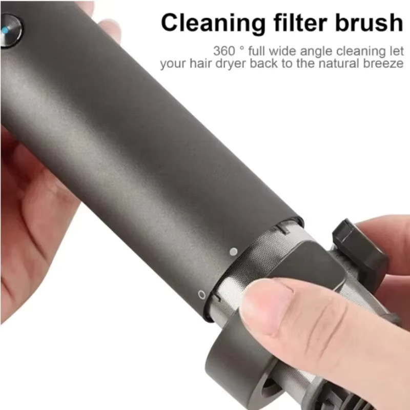 Universelle Filterreinigungsbürste für Dyson Zubehör in Grau für Haartrockner, Lockenstab und Airwrap Styler - Bild 2