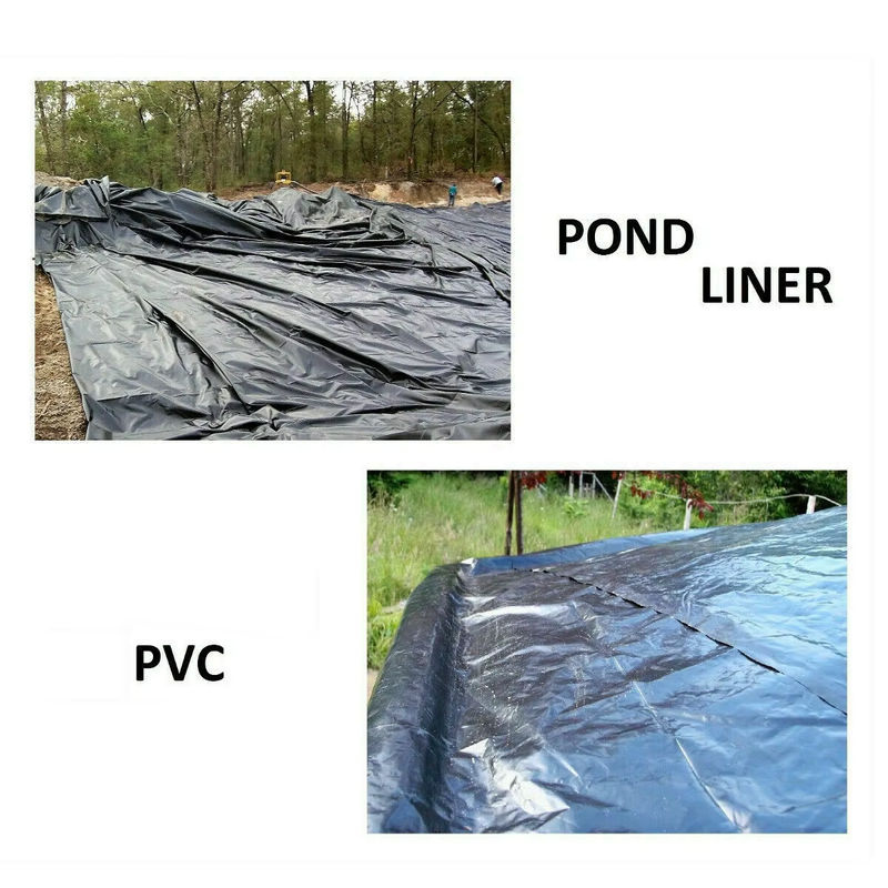 Wasserdichte Teichfolie für Gartenpools und Landschaftsbau, verstärkter Liner für Fischteiche, Dicke: 0,1 m - Bild 2