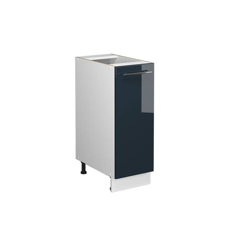 Vicco Apothekerschrank Fame-Line Dunkelblau Hochglanz und Weiß ohne Arbeitsplatte Breite: 30 cm - Bild 2