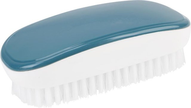 Blaue Reinigungsbürste mit harten Borsten für Küche, Badezimmer und Wäsche - Bild 1
