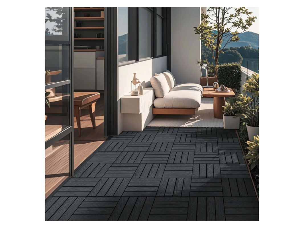 Home Deluxe WPC Klickfliesen Bavaro Premium Anthrazit, B/T/H: 30 x 30 x 2,2 cm - Bild 2