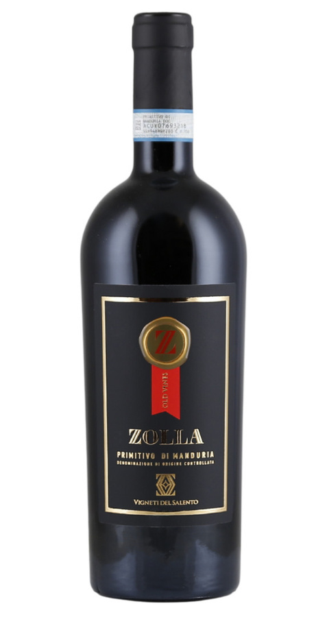 Vigneti del Salento Zolla GOLD Primitivo di Manduria Vigne Vecchie 2022, Rotwein, 0,75 l - Bild 2