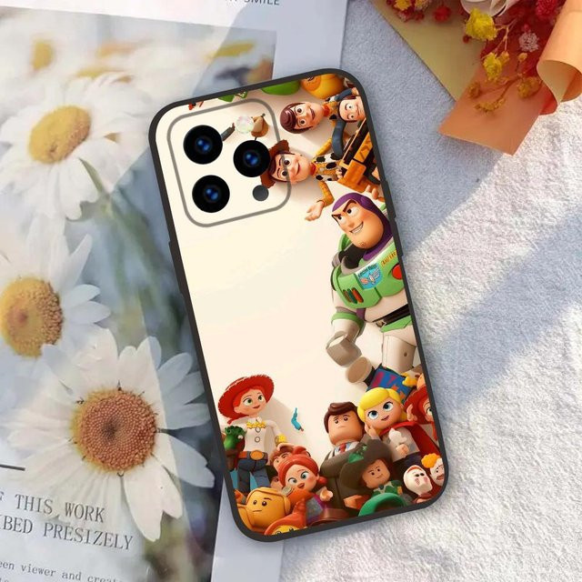 Cartoon T-Toy S-Story Silikon Handyhülle für Apple iPhone 16 15 14 13 12 11 Pro Max Plus in Multicolour - Bild 1