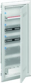 Striebel&John Mediaverteiler 5-reihig mit Patchpanel und Tür in Weiß UK660MV - Bild 1