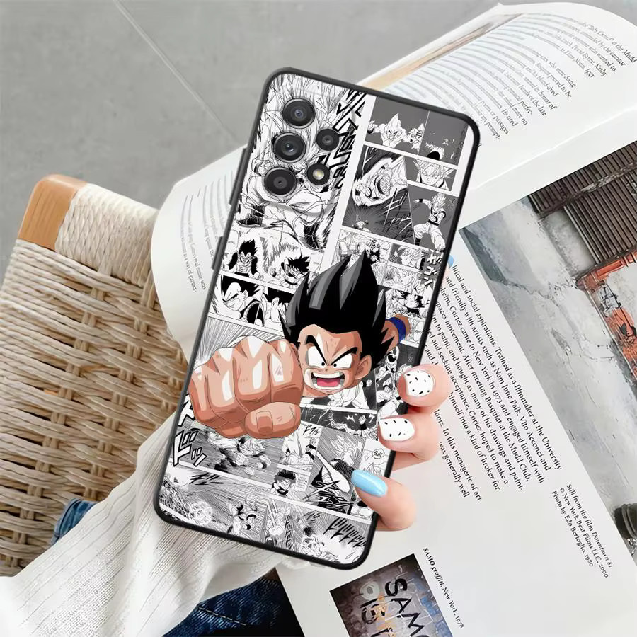 Dragon Ball Handyhülle für Samsung Galaxy A-Serie in Schwarz und Multicolour, weiche Schutzhülle - Bild 4