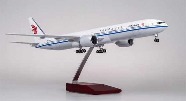 ZOCO B777 Air China Airways Flugzeug-Diecast-Modellspielzeug, Maßstab 1:47 - Bild 1