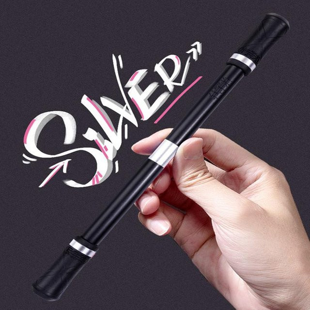Fashnics Professioneller Drehstift mit beschwertem Ball für Anfänger und Fortgeschrittene in Rot, Schwarz, Blau oder Silber - Bild 1