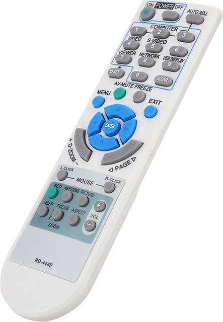 Multifunktionale Universal Fernbedienung für NEC RD-448E in Weiß - Bild 1