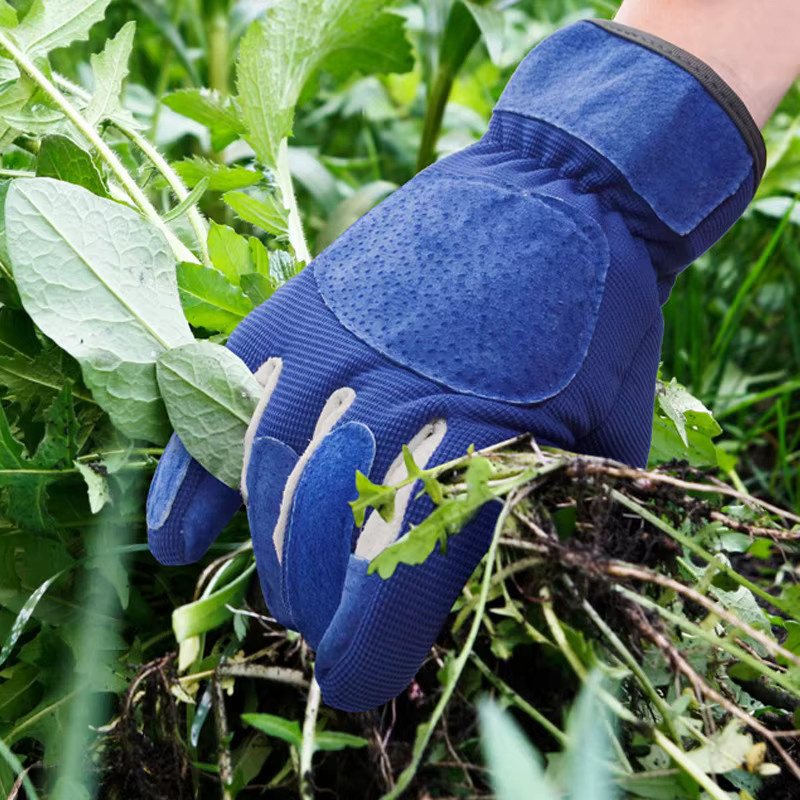 Aihogard Gartenhandschuhe mit langem Unterarmschutz, 1 Paar dornensichere Handschuhe zum Pflanzen und Graben - Bild 1