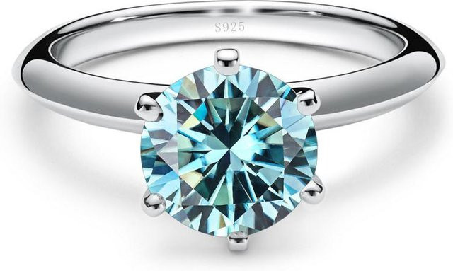 Rui Di Moissanit-Ring, Silber, Brillant, Damen - Bild 1