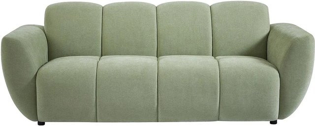 Julori Polstersofa Grün ohne Schlaffunktion mit Stoffbezug Breite: 205 cm - Bild 1