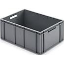 Eurokasten Ringoplast lebensmittelgeeigneter Kunststoffbehälter grau B/T/H: 40 x 60 x 27,3 cm - Bild 1