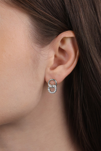 Joop! Ohrstecker 925 Silber, Zirkonia, Damen - Bild 2