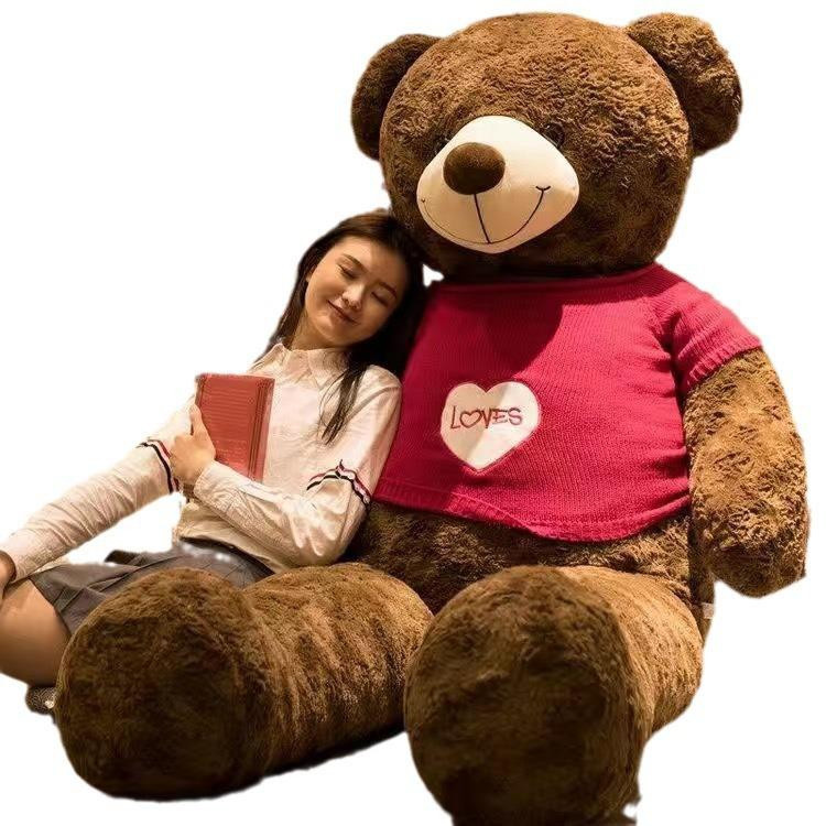 Yiran Furniture Bär Panda Plüschtier Puppe weiß - Bild 2
