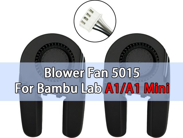 Bambu Lab 5015 Kühlventilator für A1 und A1 Mini 3D-Drucker in Schwarz - Bild 1