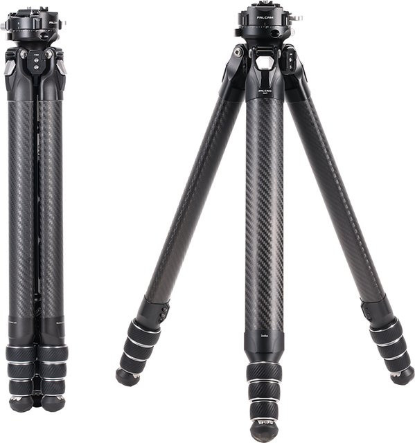 Ulanzi Falcam TreeRoot Quick Lock Reisestativ aus Kohlefaser in Schwarz kompatibel mit F38 Pro Quick Release und Arca-Swiss Plate - Bild 1