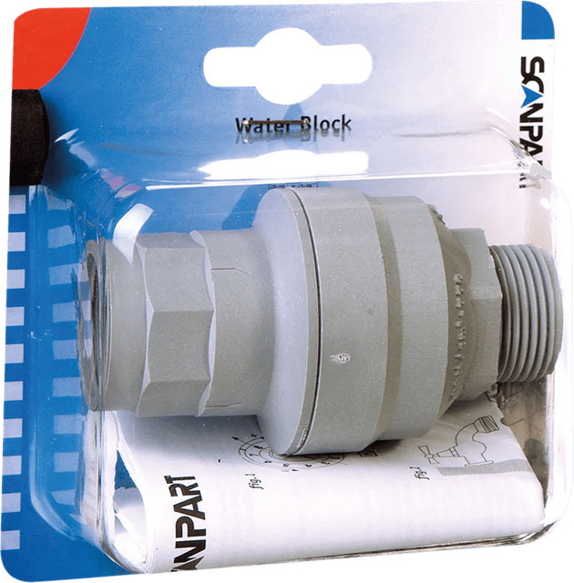 Scanpart Waterstop Mechanisches Rückschlagventil in Grau - Bild 1