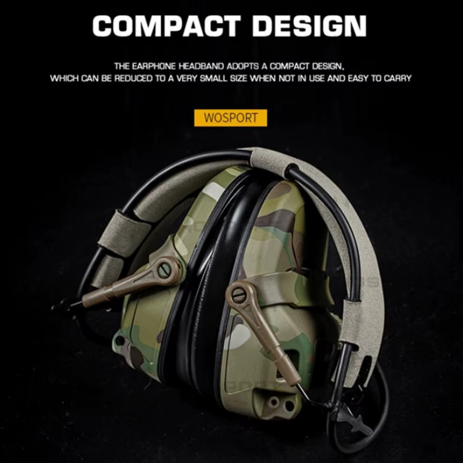 HD-17 GEN 6 Taktisches Headset mit Geräuschreduzierung und Tonabnehmer in Grün und Multicolour - Bild 3