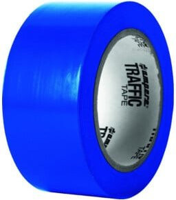 A.M.P.E.R.E. Absperrband Traffic Tape Blau, Breite: 50 mm, Länge: 33 m, Dicke: 0,15 mm - Bild 1