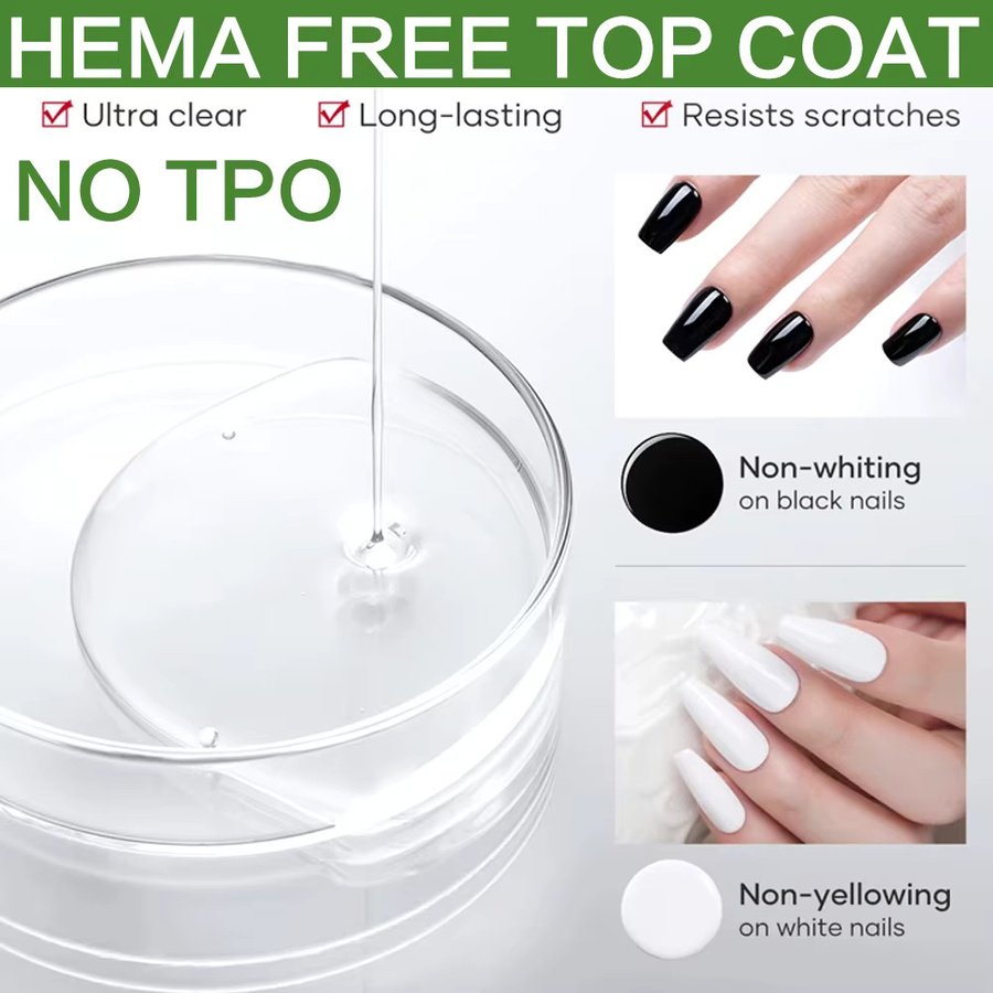 KODIES GEL Strong Top Coat Gel-Nagellack, glänzend, HEMA Free, TPO Free - Bild 2
