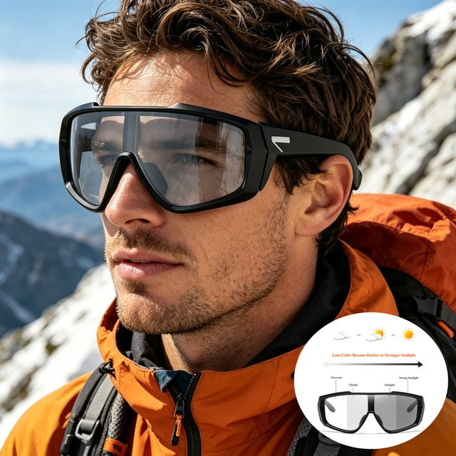 LOISRUBY Sportsonnenbrille, Vollrand, Unisex, Kunststoff - Bild 1