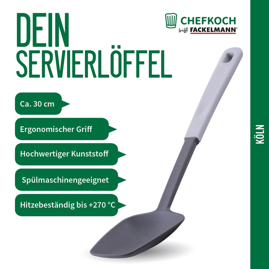 Fackelmann Servierlöffel Köln in Grau, Länge: 30 cm - Bild 3