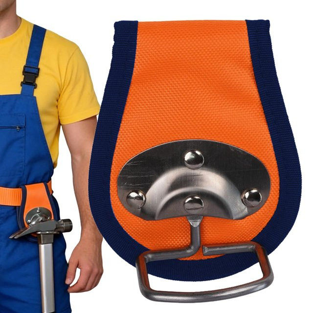 Hammerhalter Werkzeuggürtel mit Hammer-Schlaufenorganizer in Orange - Bild 1