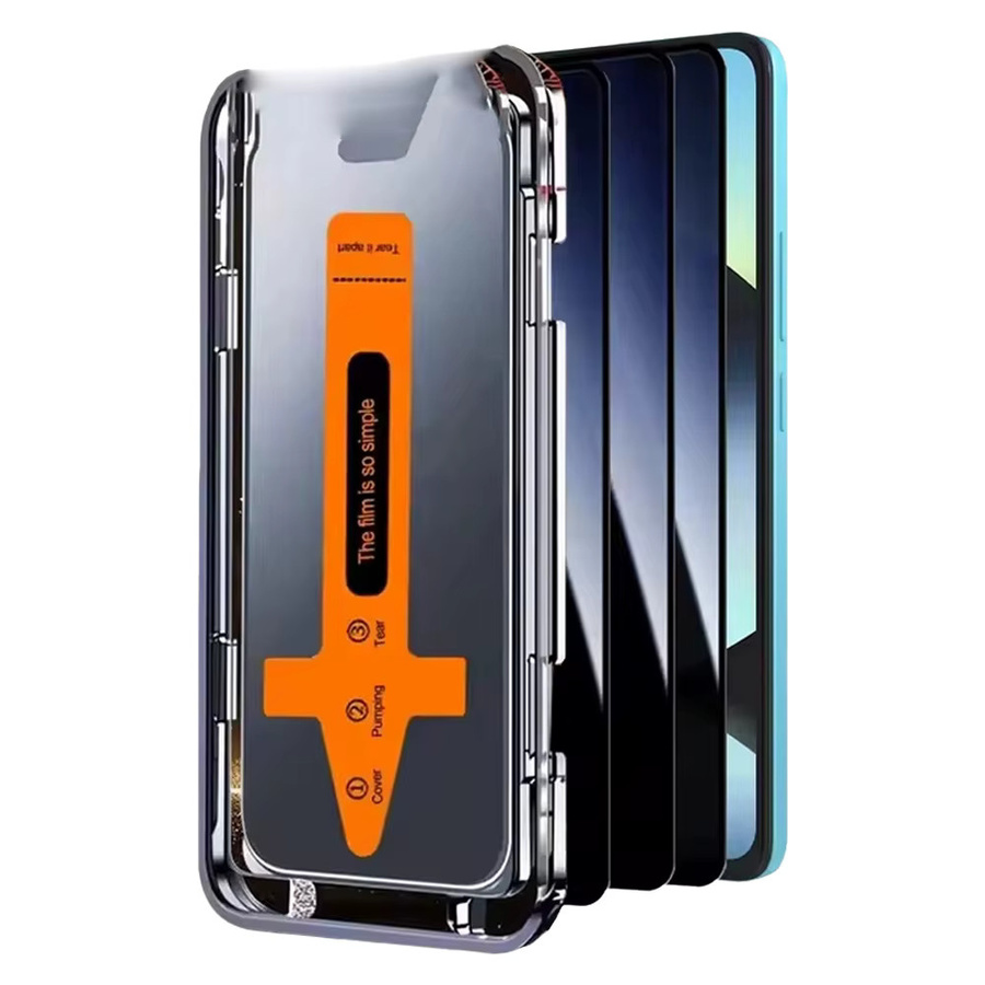 HSDA Panzerglas Anti-Spy Blickschutzfolie für Samsung Galaxy S21 S22 S23 S24 S25 S26 Ultra mit Auto-Installations-Tool, transparent - Bild 5