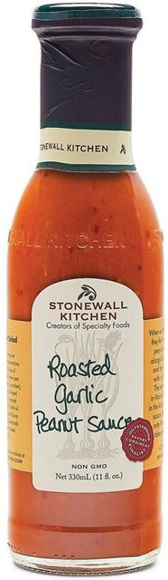 Stonewall Kitchen BBQ-Sauce Roasted Garlic Peanut Sauce 330 ml - Bild 1