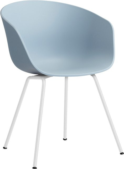 HAY About A Chair AAC 26 mit Armlehnen in Blau aus Polypropylen und Stahl mit modernem Design - Bild 1