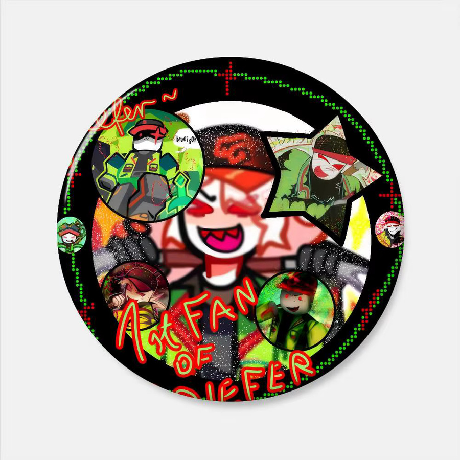 Brosche Game B-block Tales Griefer Anime Button Pin, Unisex - Bild 5