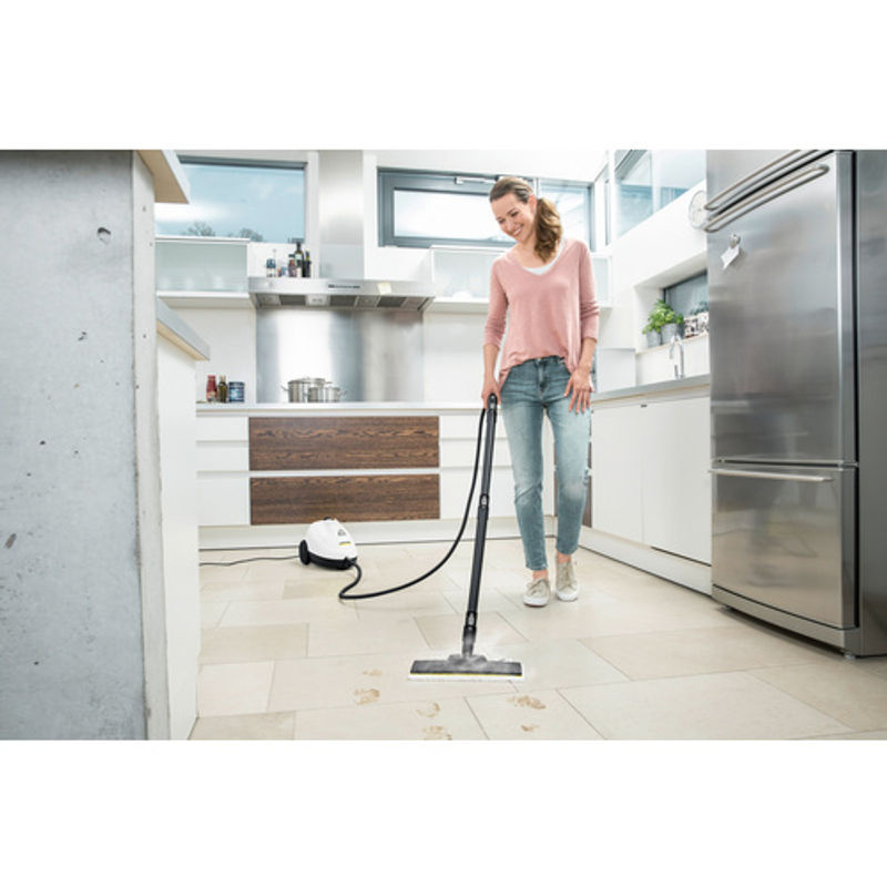 Kärcher Dampfreiniger SC 2 EasyFix in Weiß-Schwarz mit 1500 W Heizleistung und 3,2 bar Druck - Bild 2