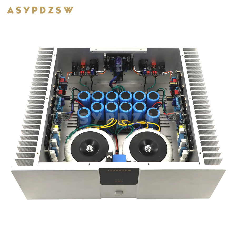 ASYPDZSW HI-END N108 Por Stereo Hochleistungs-Naturklang-Verstärker in Silber mit geringer Verzerrung und 150W-300W Leistung - Bild 2