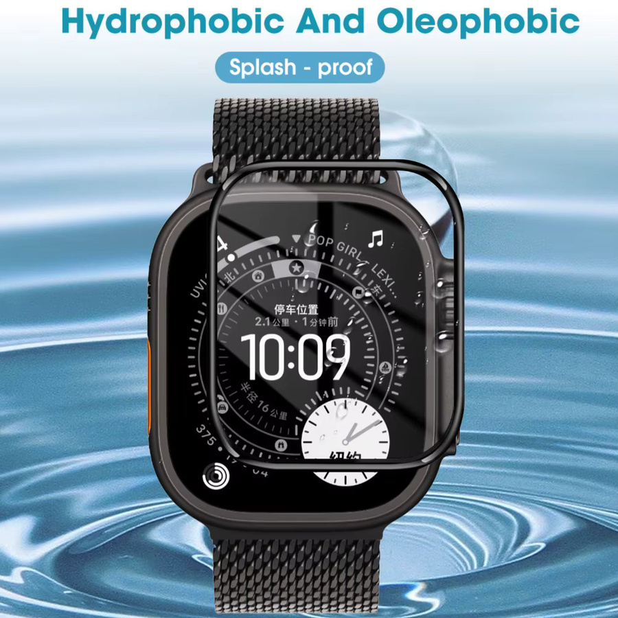 Displayschutzfolie für Apple Watch Ultra, Serie 10, 11 und SE, transparent - Bild 3