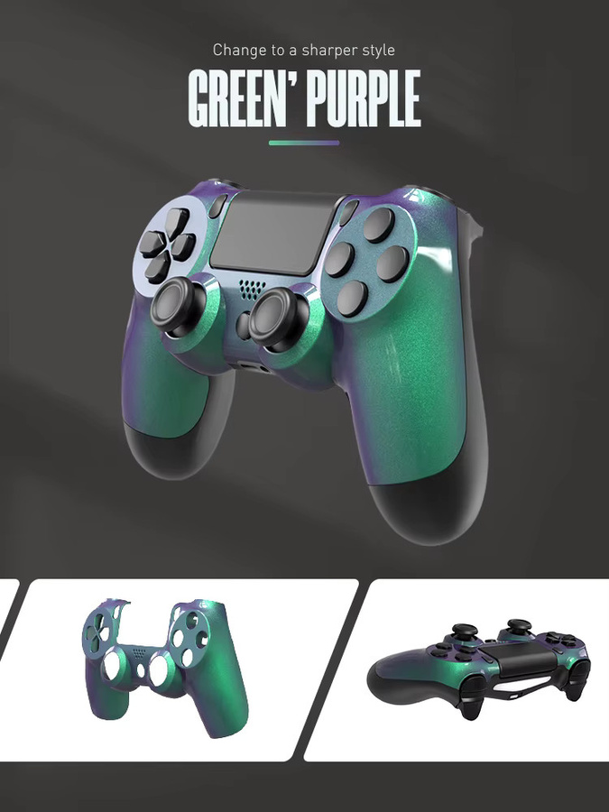 DATA FROG Chameleon Color Shift Frontplate Ersatz für PS4 Slim Controller JDM-040 in Multicolour - Bild 3