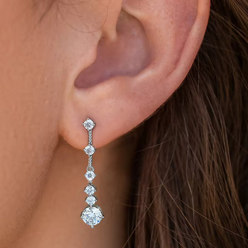 Diamond world Ohrringe, 925 Silber, Diamant, Damen - Bild 2
