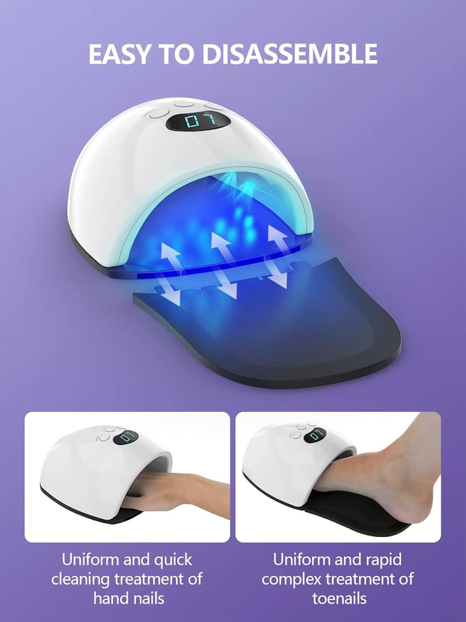 iKeener 2-in-1 Nagelpilz-Lasertherapiegerät, Blaulicht, für Hände und Füße - Bild 2
