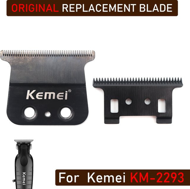 Kemei KM-2293 Ersatzschneiderkopf 0mm Original Austauschbare Klinge für Professionelle Haarschneidemaschinen in Schwarz - Bild 1