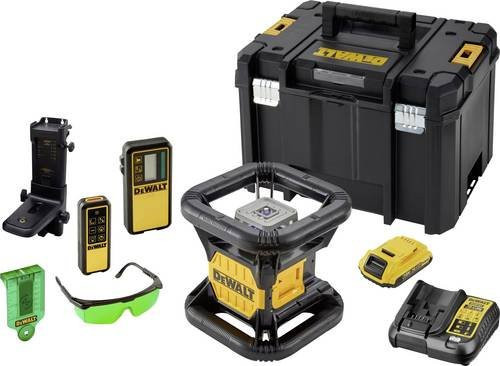 DeWalt DCE079D1G Rotationslaser Gelb mit Laserempfänger und Akku Reichweite bis 600m - Bild 1