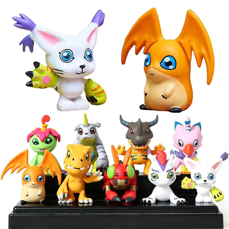Bandai Digimon Adventure Anime-Figur, PVC-Modell, 9-teiliges Set - Bild 2