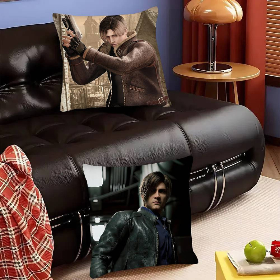 RVDV Kissenbezug Resident Evil Leon Kennedy Design, quadratisch, Multicolour, B/B/B: 40,64 x 40,64 x 40,64 cm - Bild 5