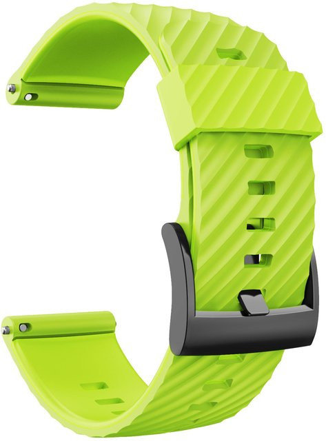 Suunto Uhrenarmband Silikon, 24mm, grün, Unisex - Bild 1